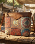 Multicolor Mandala Crossbody Sling Bag