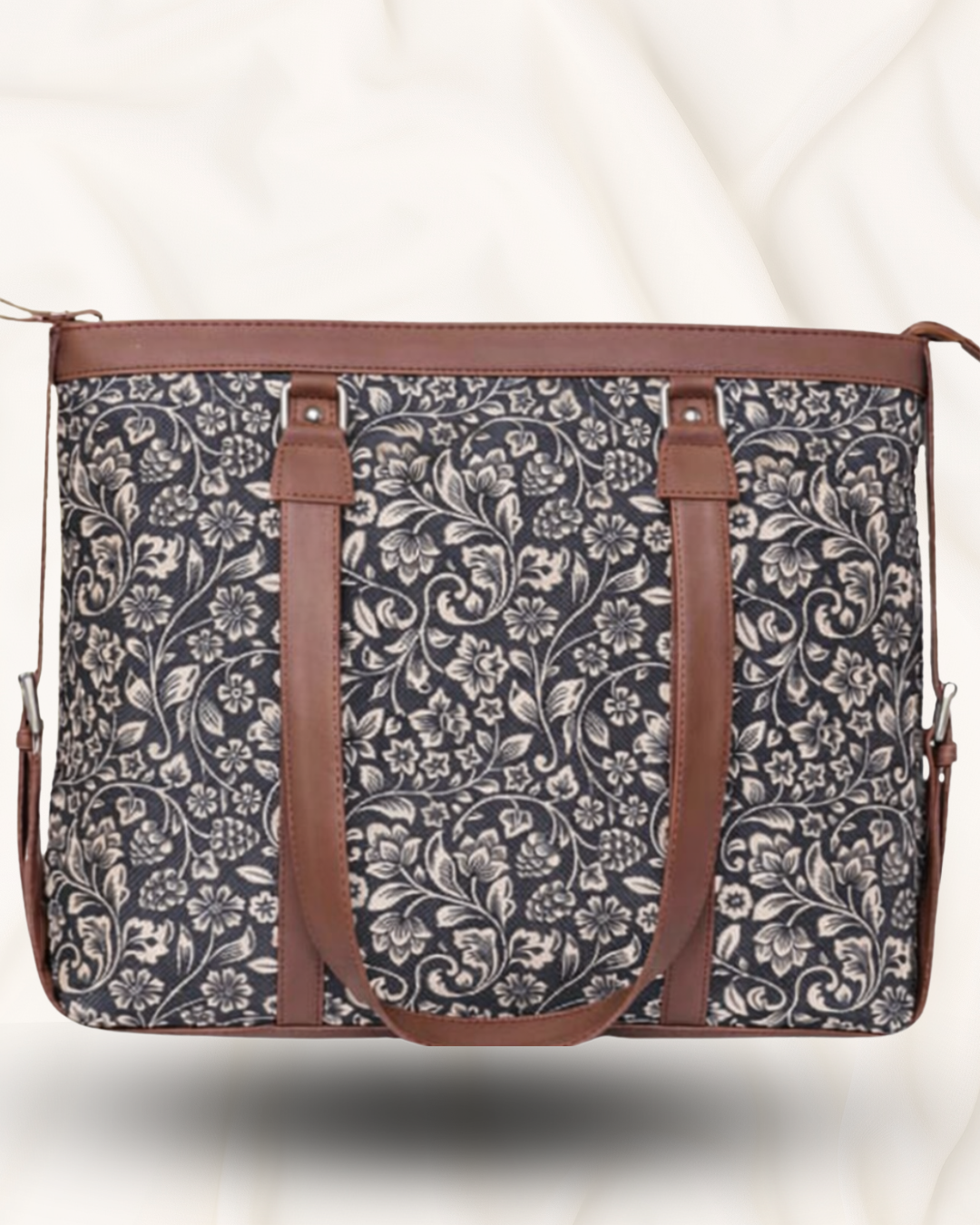 Floral Canvas office bag for women
