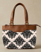 Elegant Damask  Satchel Handbag for Women