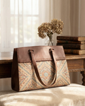 Vintage Diamond Pattern Premium  Bag for Women
