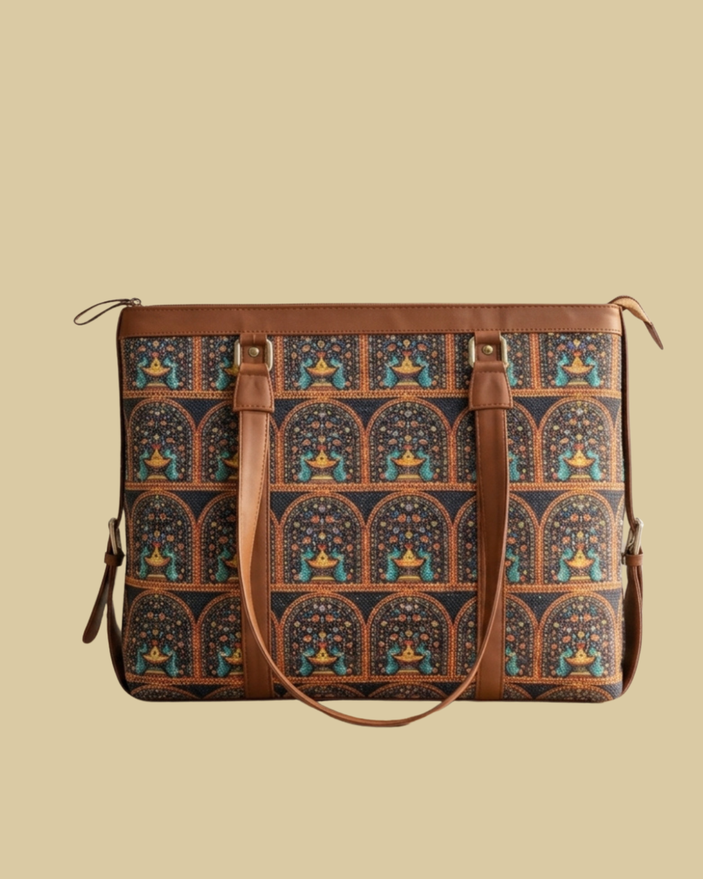Multicolor Ethnic office bag for women
