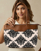 Elegant Damask  Satchel Handbag for Women