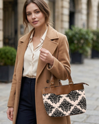 Elegant Damask  Satchel Handbag for Women