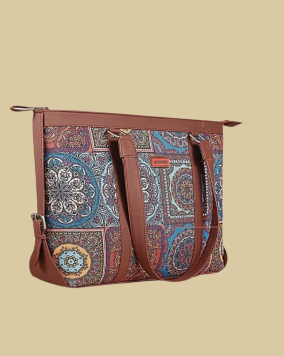 Multicolor Mandala office bag for women