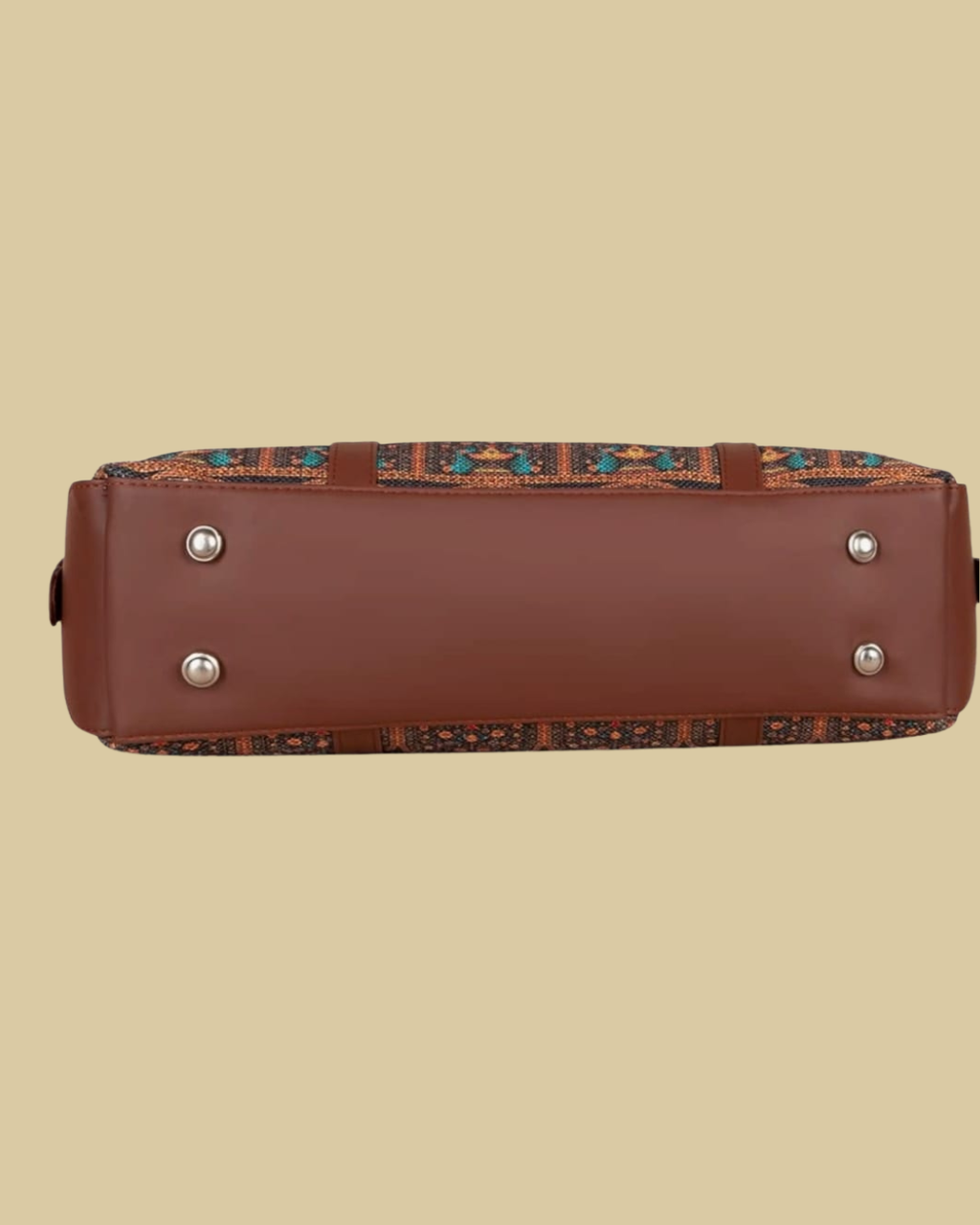 Ethnic Arch  Shoulder Bag Faux Leather Handles for Women