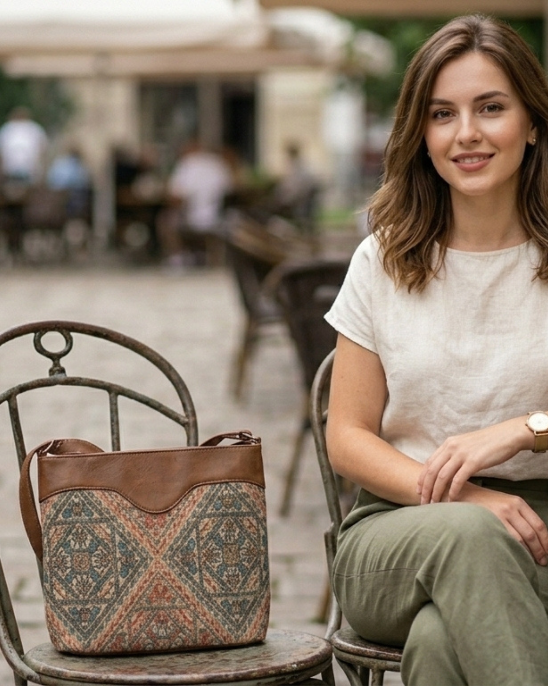 Ethnic Crossbody Sling Bag