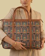 Multicolor Ethnic office bag for women