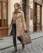 Floral Canvas office bag for women