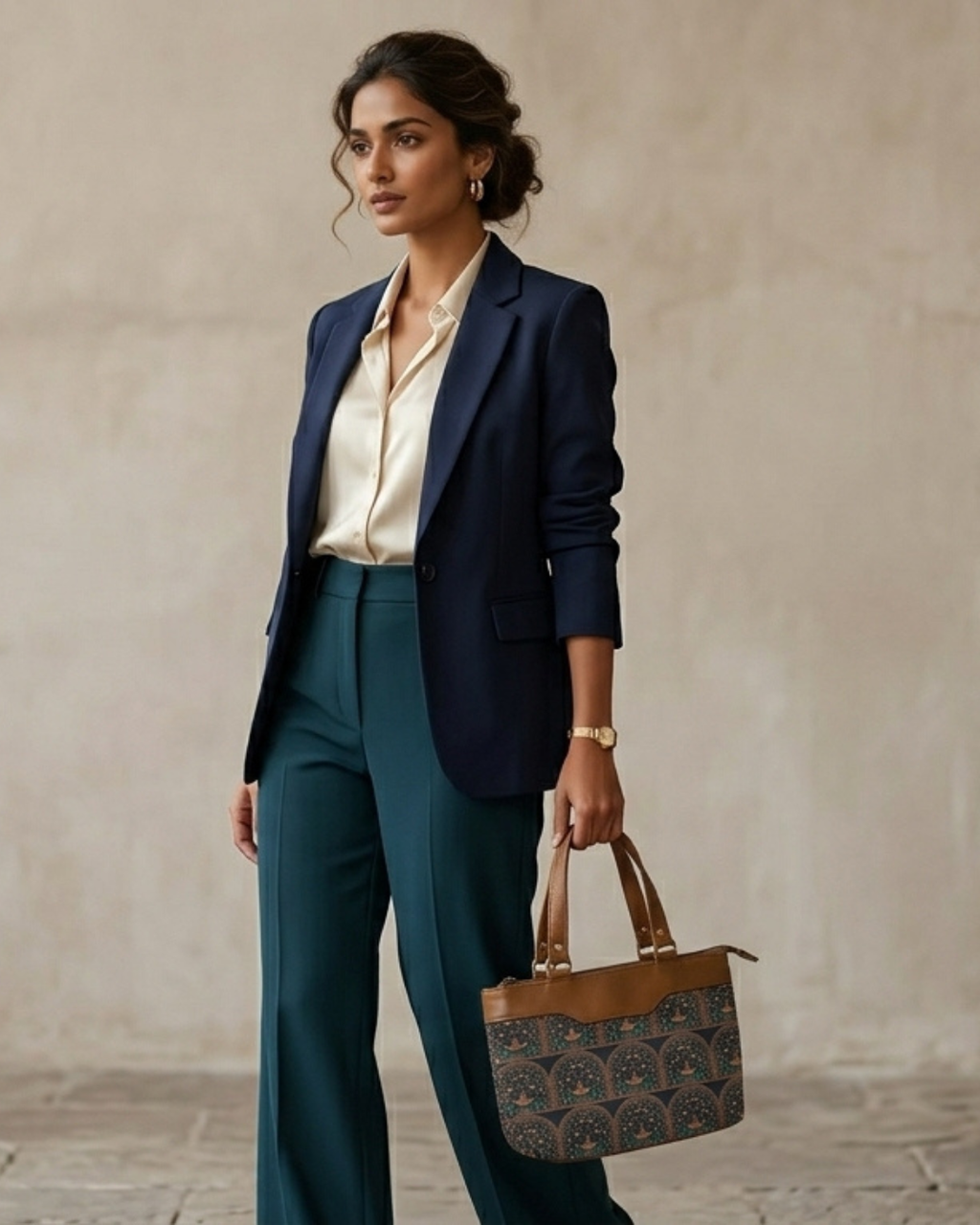 Ethnic jute Satchel Handbag for Women