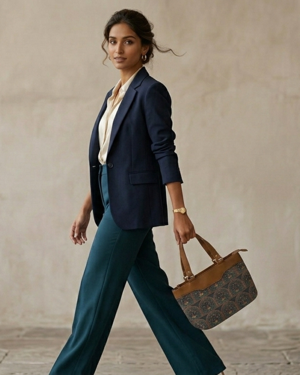 Ethnic jute Satchel Handbag for Women