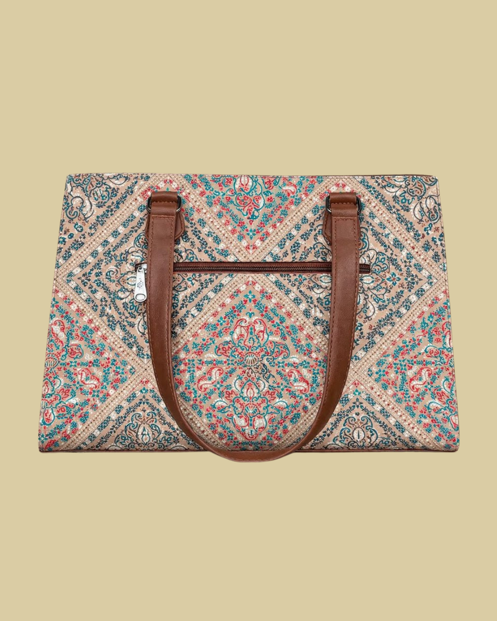 Vintage Diamond Pattern Premium  Bag for Women