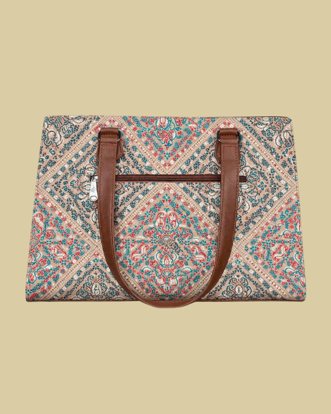 Vintage Diamond Pattern Premium  Bag for Women